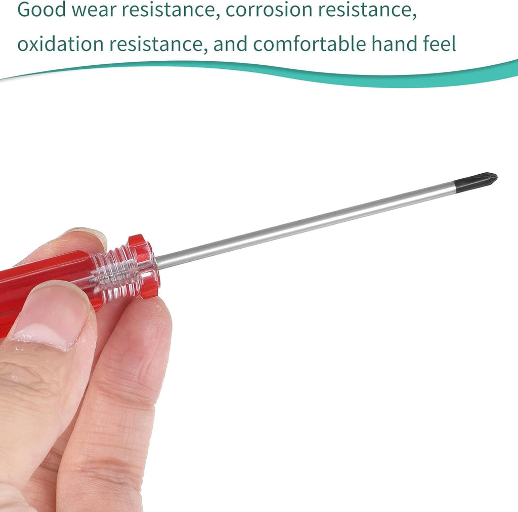Magnetic Screwdriver Set, Small Screwdriver Tool Flat Head and Phillips Screw