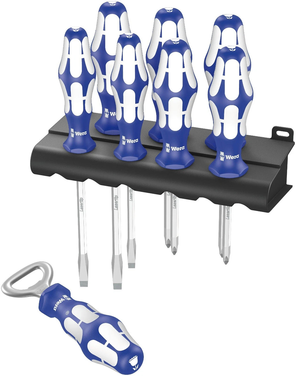 Wera Kraftform Sports Edition Scotland - 8 Piece Screwdriver Set SL/PZ/PH
