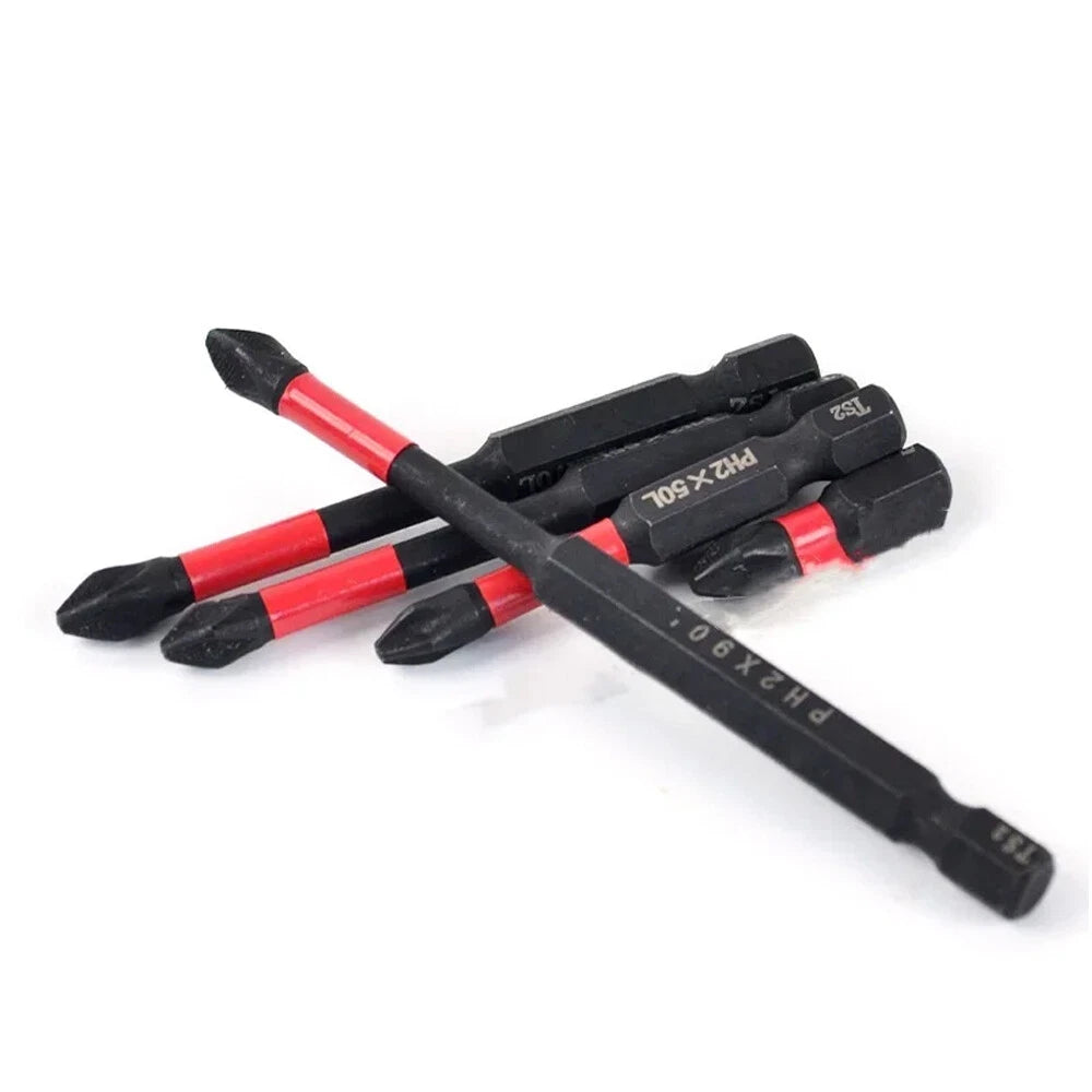 7PCS Magnetic Anti-Shock Batch Head High Hardness Non-slip Cross Screwdriver Nwv