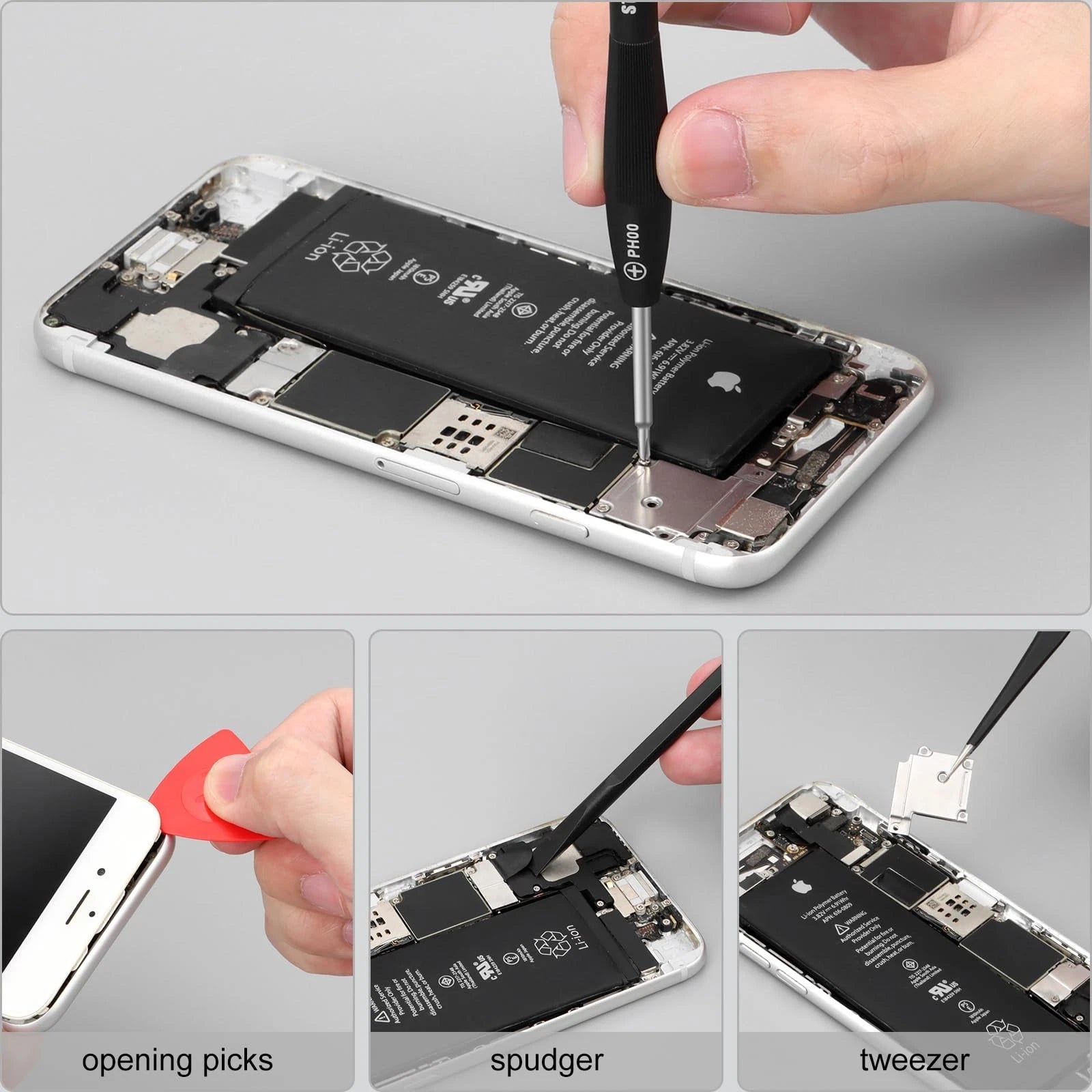 Cell Phone Screen Opening Repair Tools Kit Screwdriver Set for iPhone 13 14 15