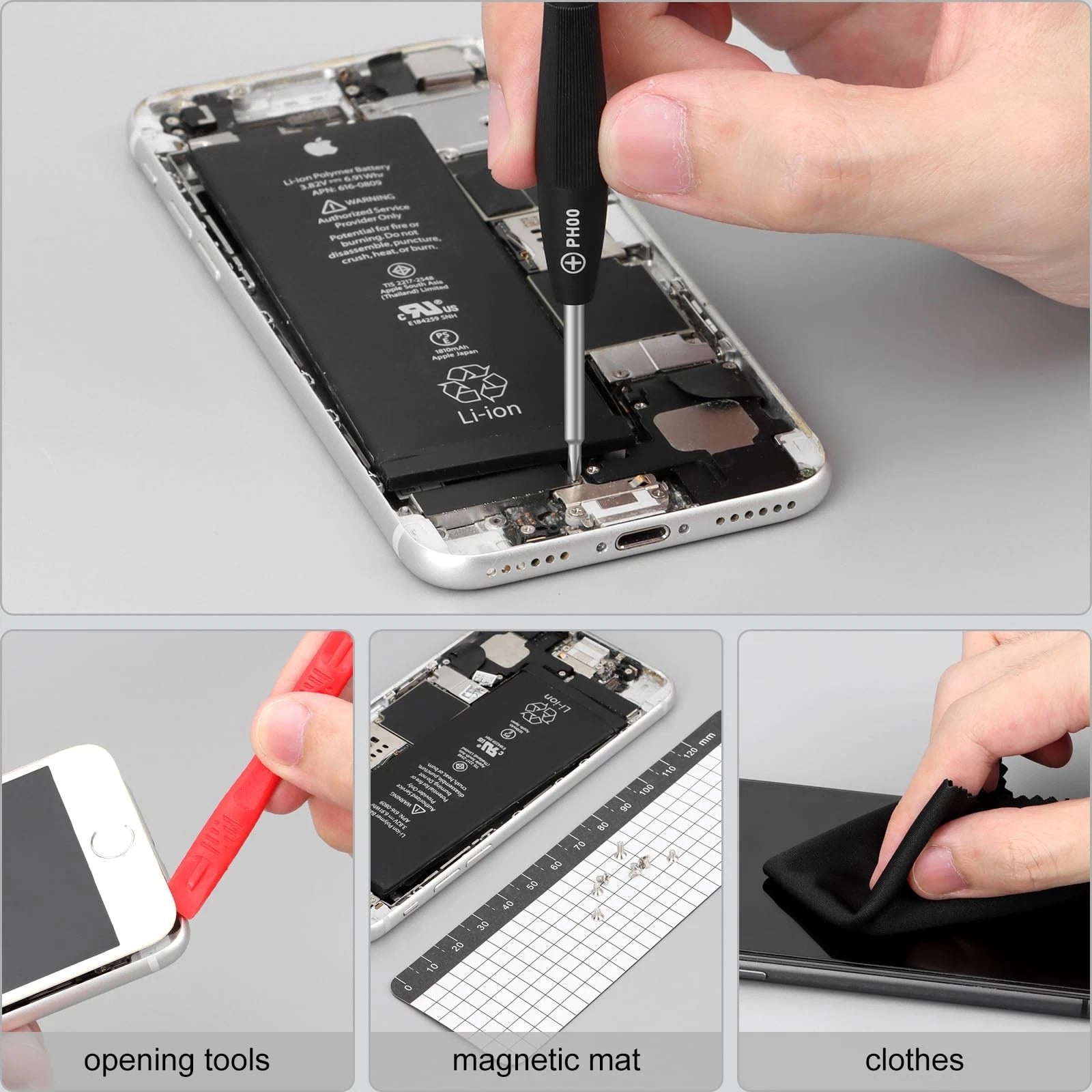Cell Phone Screen Opening Repair Tools Kit Screwdriver Set for iPhone 13 14 15