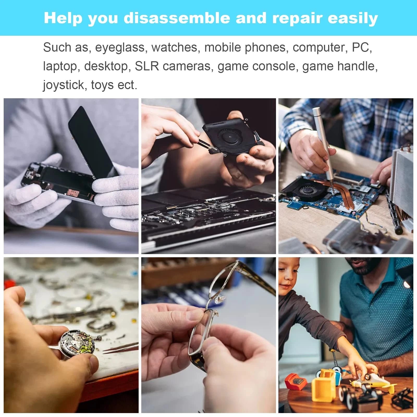 Precision Screwdriver Set, 25 PCS Small Screwdriver Set Magnetic, with Torx F...