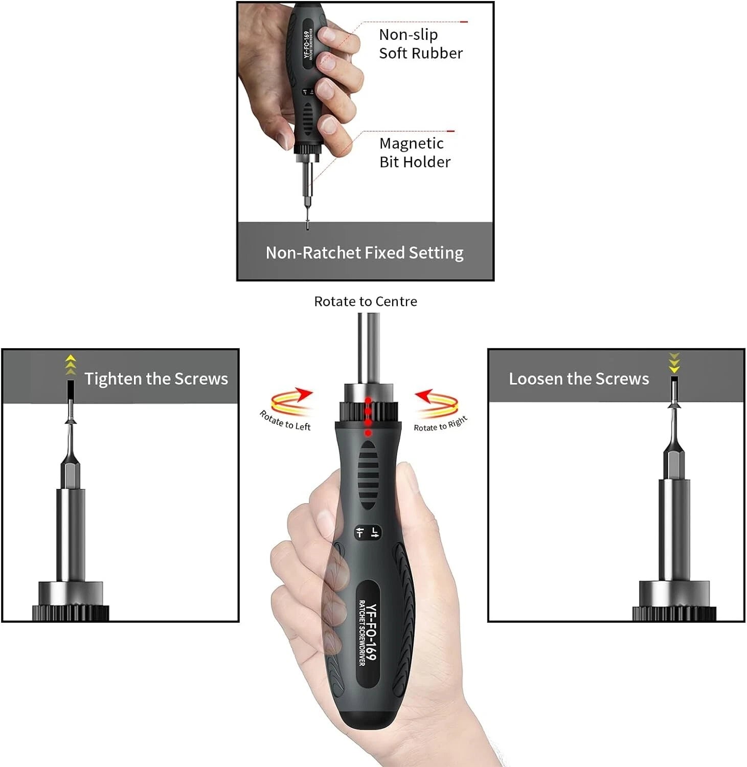 Precision Ratchet Screwdriver Set with Case, 180 in 1 Computer Screwdriver