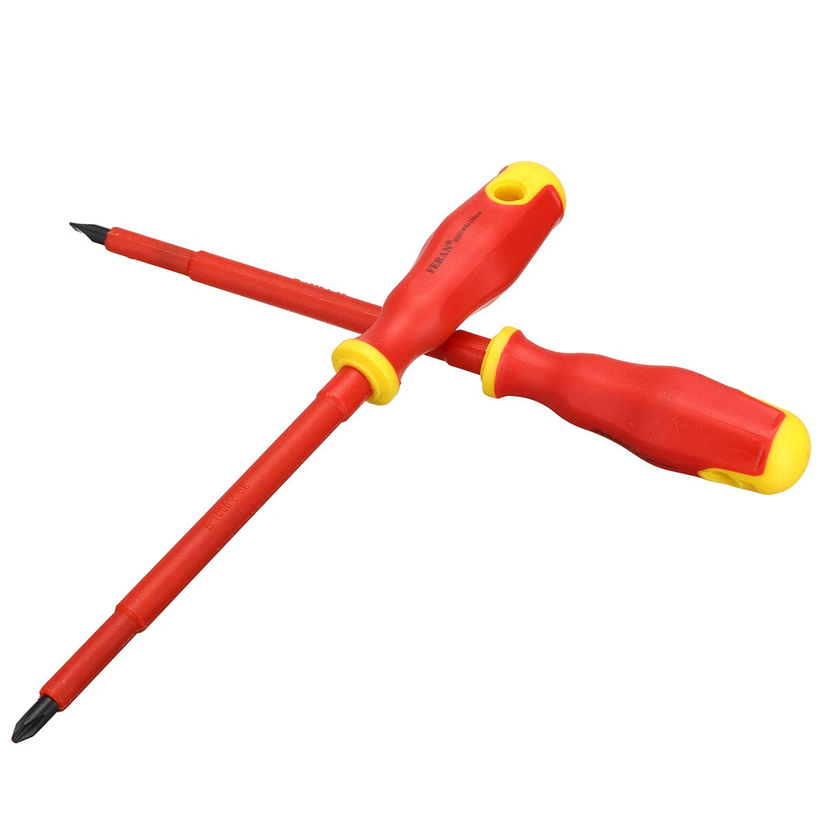 Slotted & Phillips Electrician's Insulated Magnetic Hand Screwdriver Tool Set