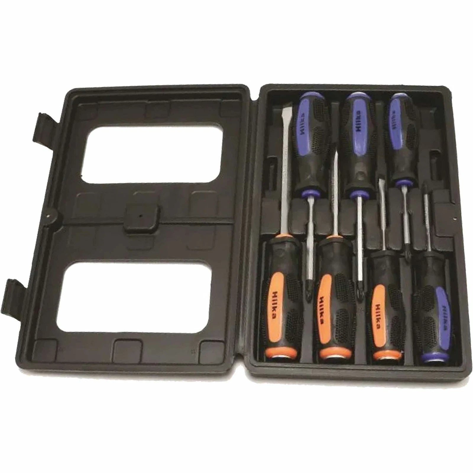HEAVY DUTY MAGNETIC TIP GO THRU SCREWDRIVER SET CUSHION GRIP 7pc