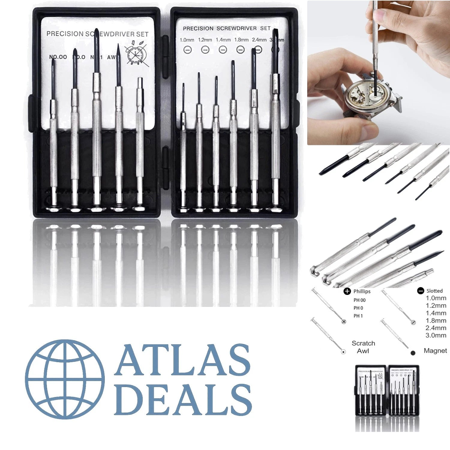 Durable Tiny Screwdriver Set with Rustproof Blades - Perfect for Jewelry & More