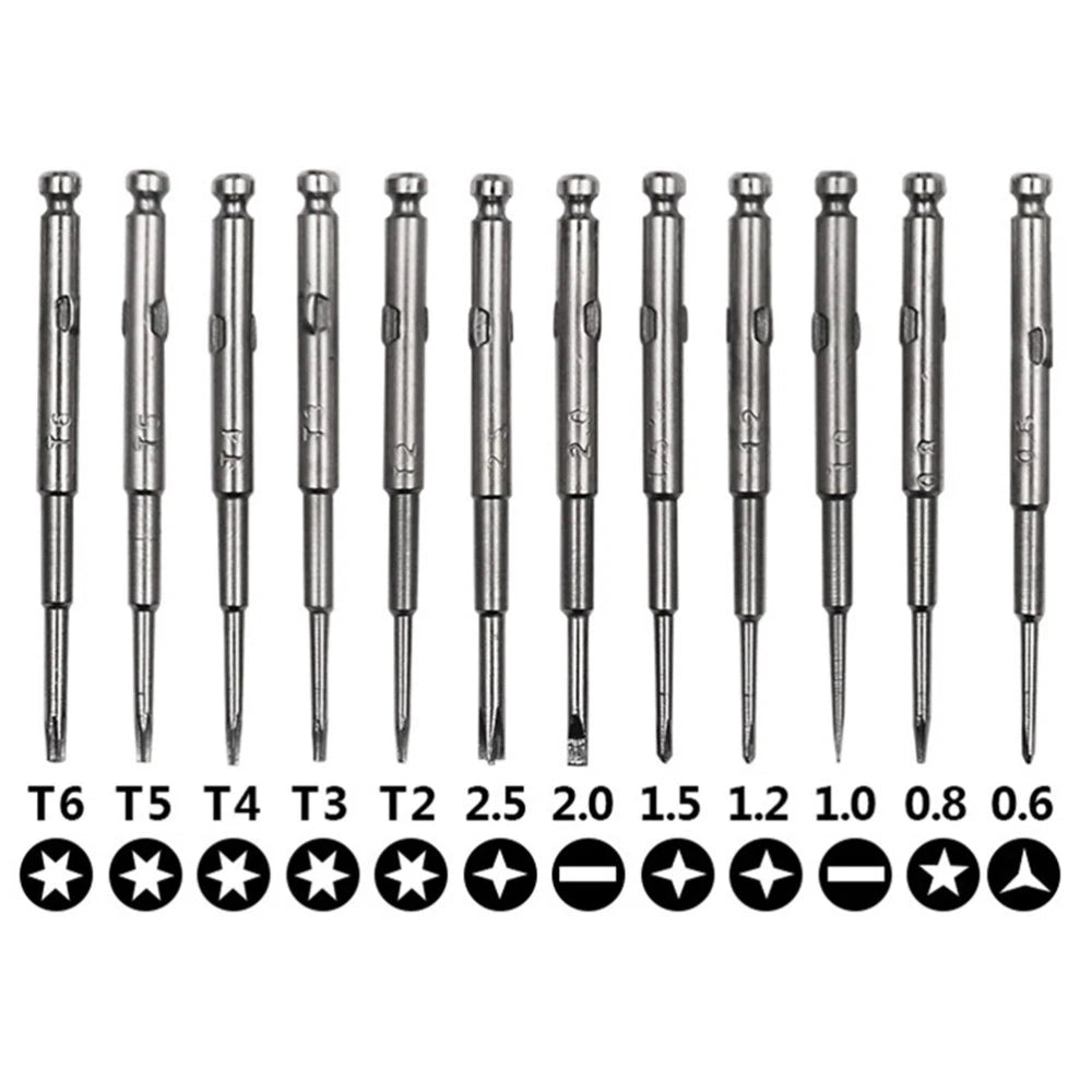 Screwdriver Set Small Electronics Tool Kit Repair Precision 13 in