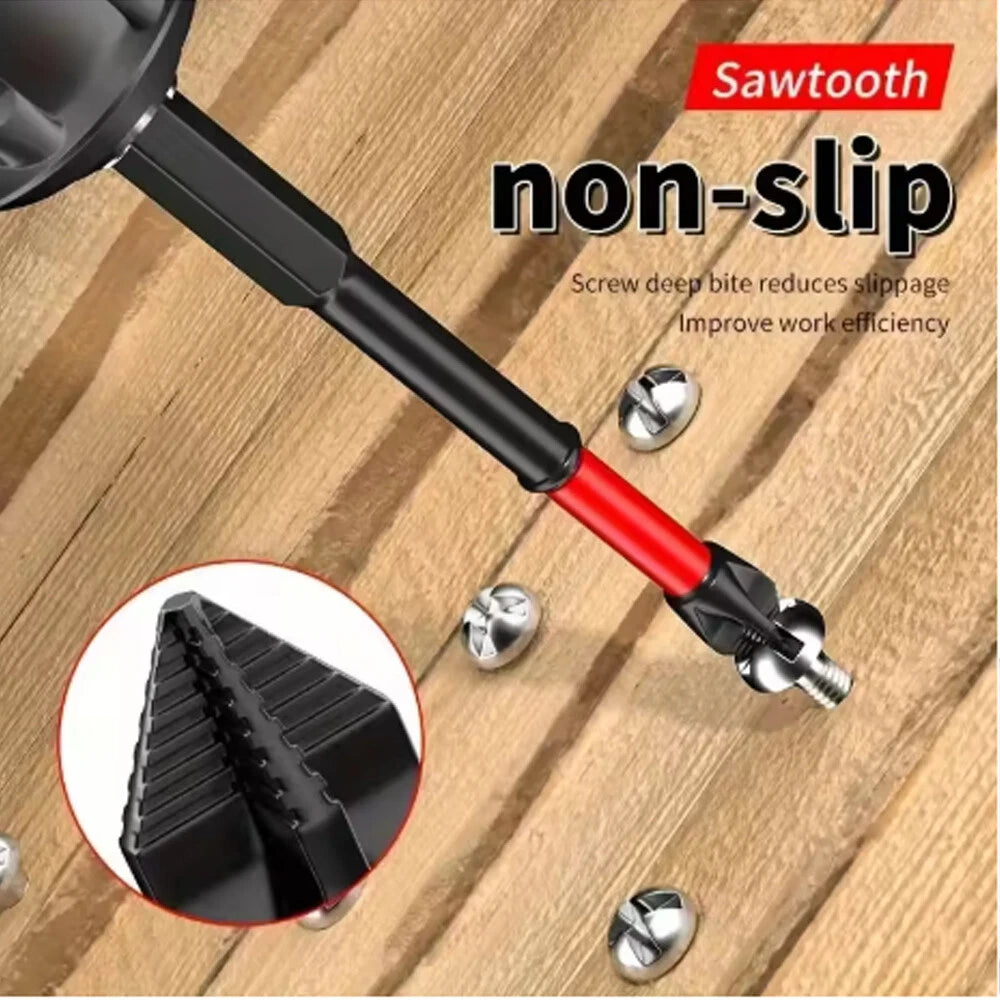 7PCS Magnetic Anti-Shock Batch Head High Hardness Non-slip Cross Screwdriver Nwv
