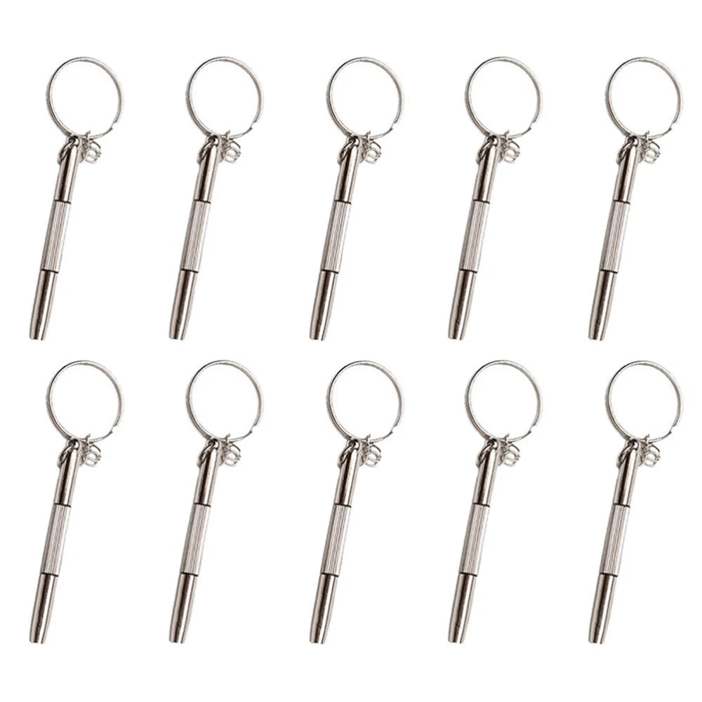 10 Pcs Repair Tool Set Screwdriver Mini Eyeglass Watch Kit Sunglasses Tools