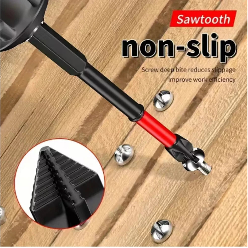 7PCS Magnetic Anti-Shock Batch Head High Hardness Non-slip Cross Screwdriver Nwv