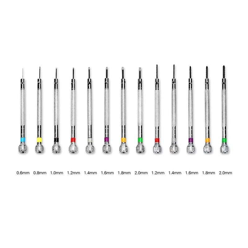Watch Screwdriver Set Flat/for Head Screwdriver Kit Carbon Steel Watch Repair To