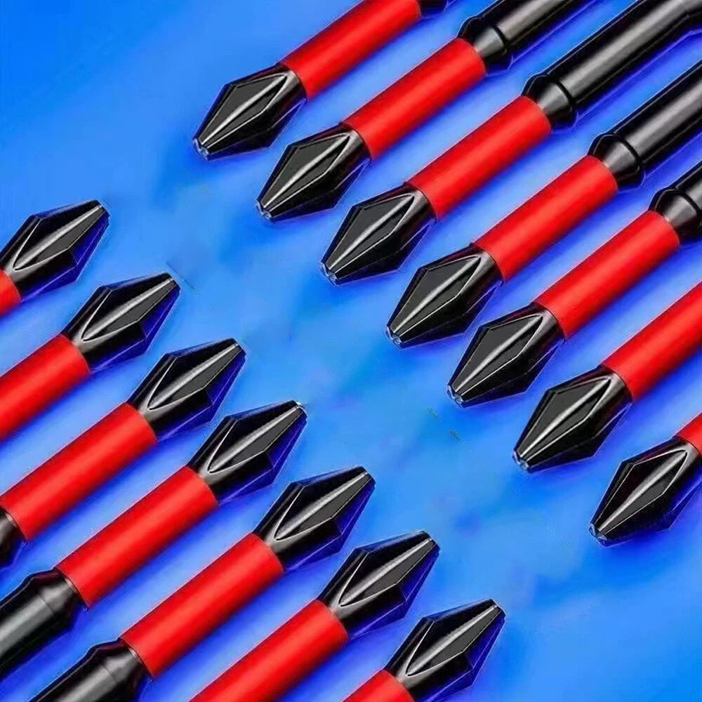 7PCS Magnetic Anti-Shock Batch Head High Hardness Non-slip Cross Screwdriver Nwv