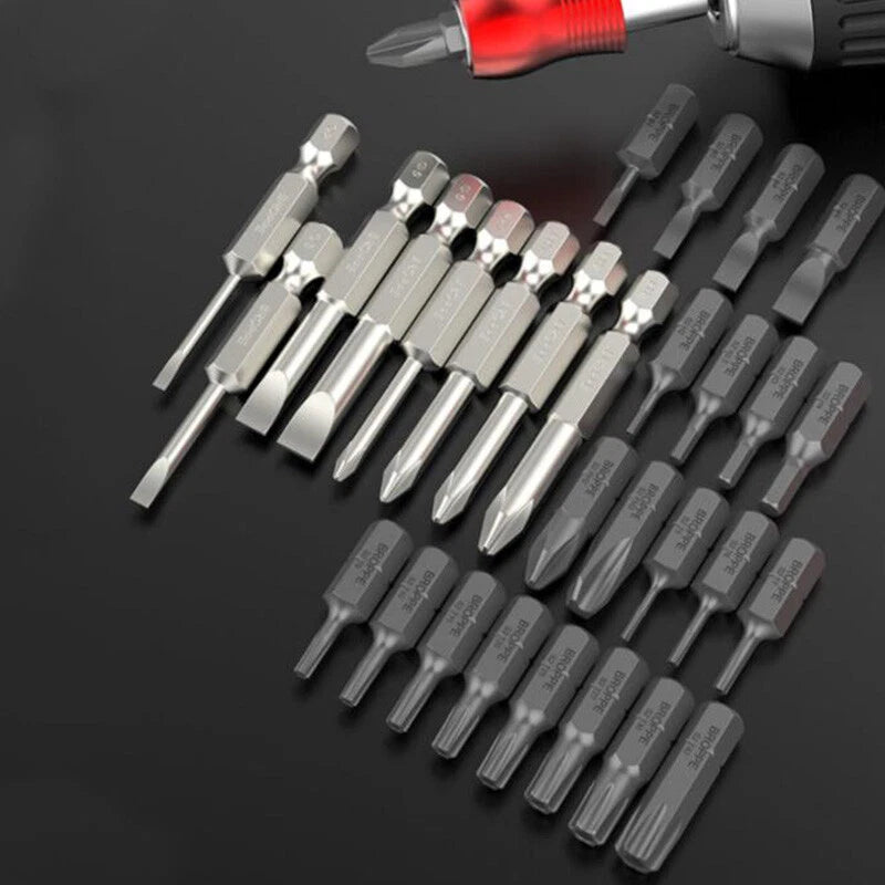 Electric Screwdriver Set Magnetic Phillips Bits  Rechargeable Screwdriver Kit