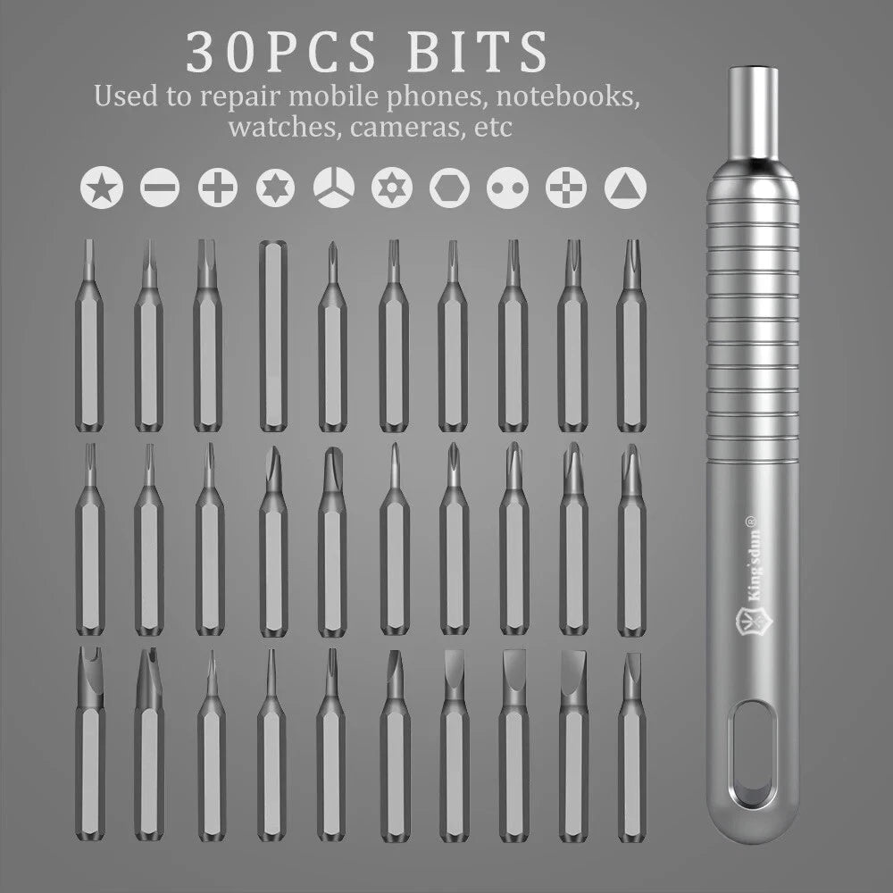 Kit de Herramientas para Celulares Destornilladores de Precision Desarmadores 30