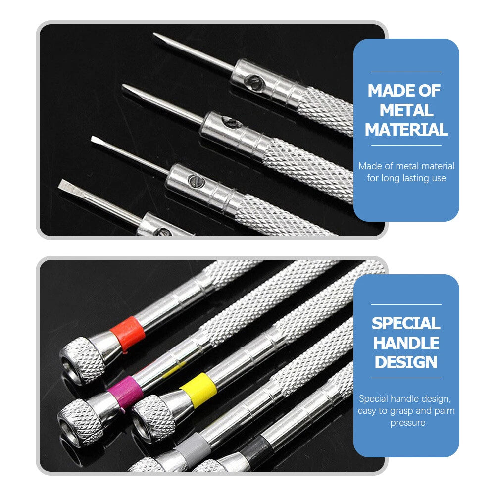 5 Pcs Screwdriver Precise Screwdrivers Eyeglass Repair Screwdrivers Tools Set
