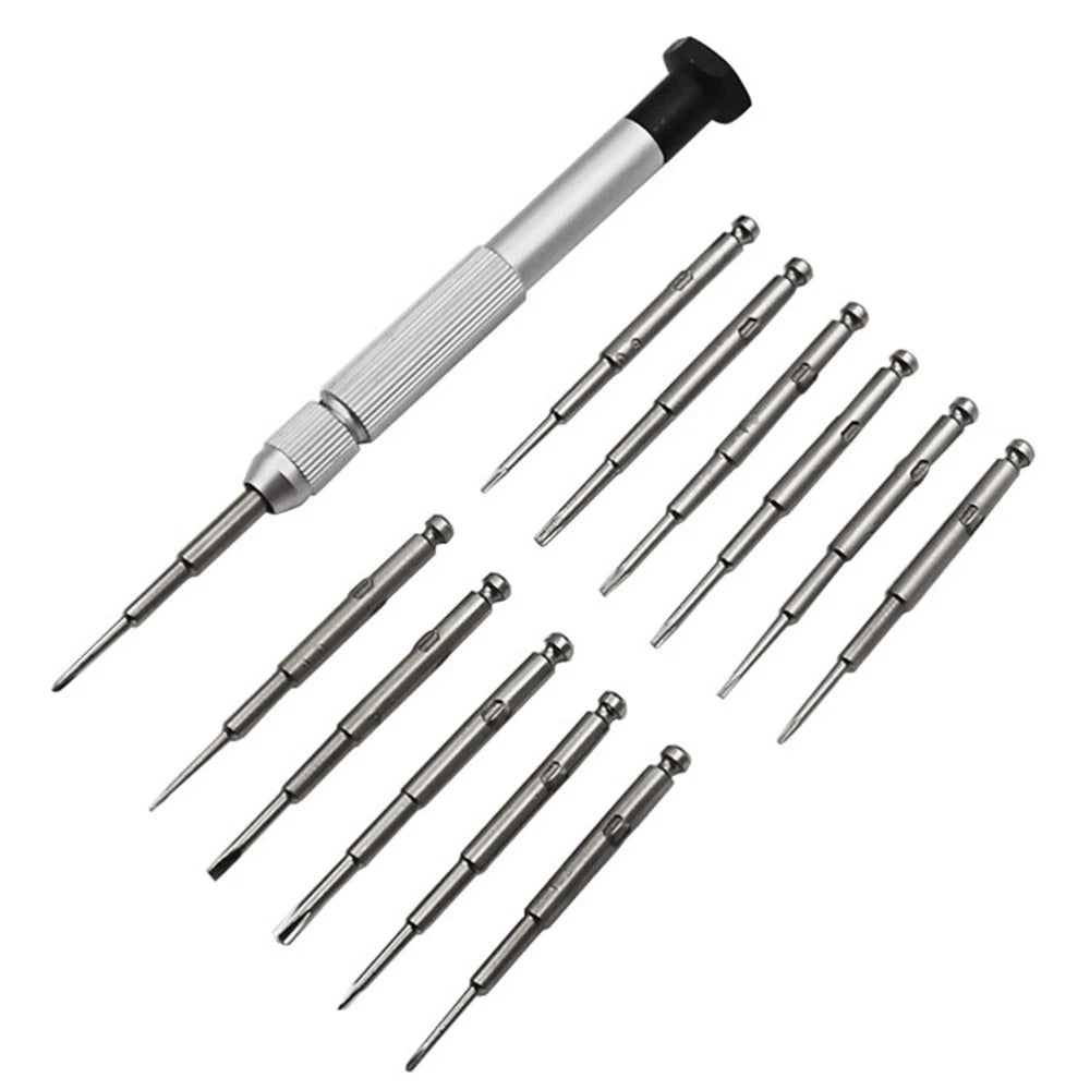 Screwdriver Set Small Electronics Tool Kit Repair Precision 13 in