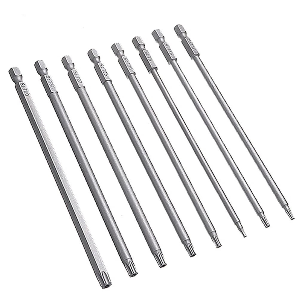 Magnetic Torx Screwdriver Bit Set for Enhanced Productivity 150mm Long