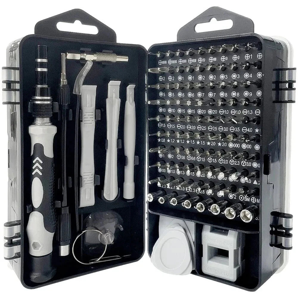 Precision Screwdriver Set 115 in1 Electronics Magnetic Repair Tool Box Hand Tool