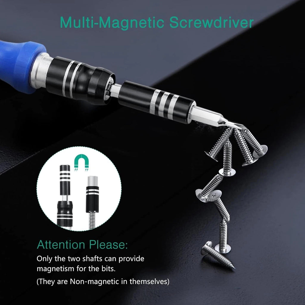 Oria 60 in 1 Magnetic Screwdriver Set, Precision Screwdriver Set with 56 Bits D