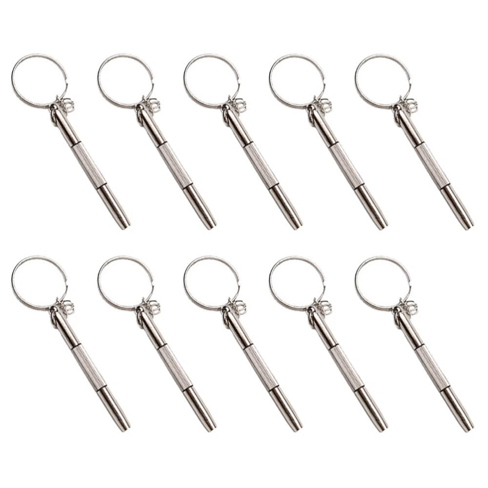 10 Pcs Repair Tool Set Screwdriver Mini Eyeglass Watch Kit Sunglasses Tools