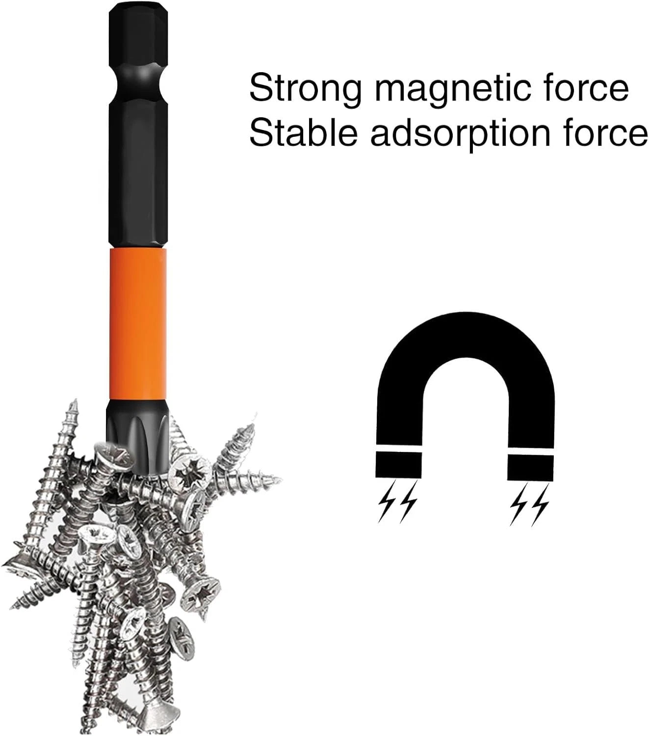 Impact Torx Bit Set, Torx Bits Tamper Resistant Star Bits Set, Size: T20