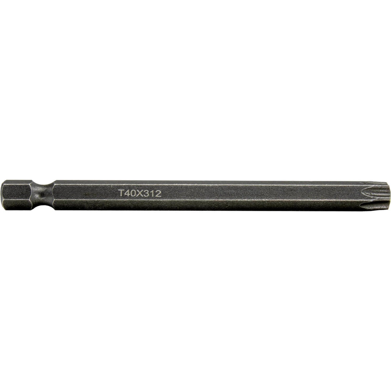 T40 Torx/Star Driver Bits - Quick Change Shank - Industrial Steel - Impact Rated