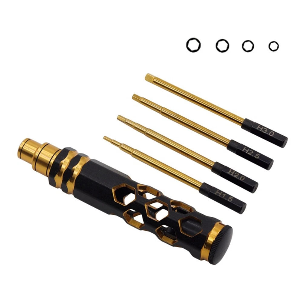 Hexagonal Head Screwdriver Hexagonal Screwdriver Tool Set for Rc Car7281