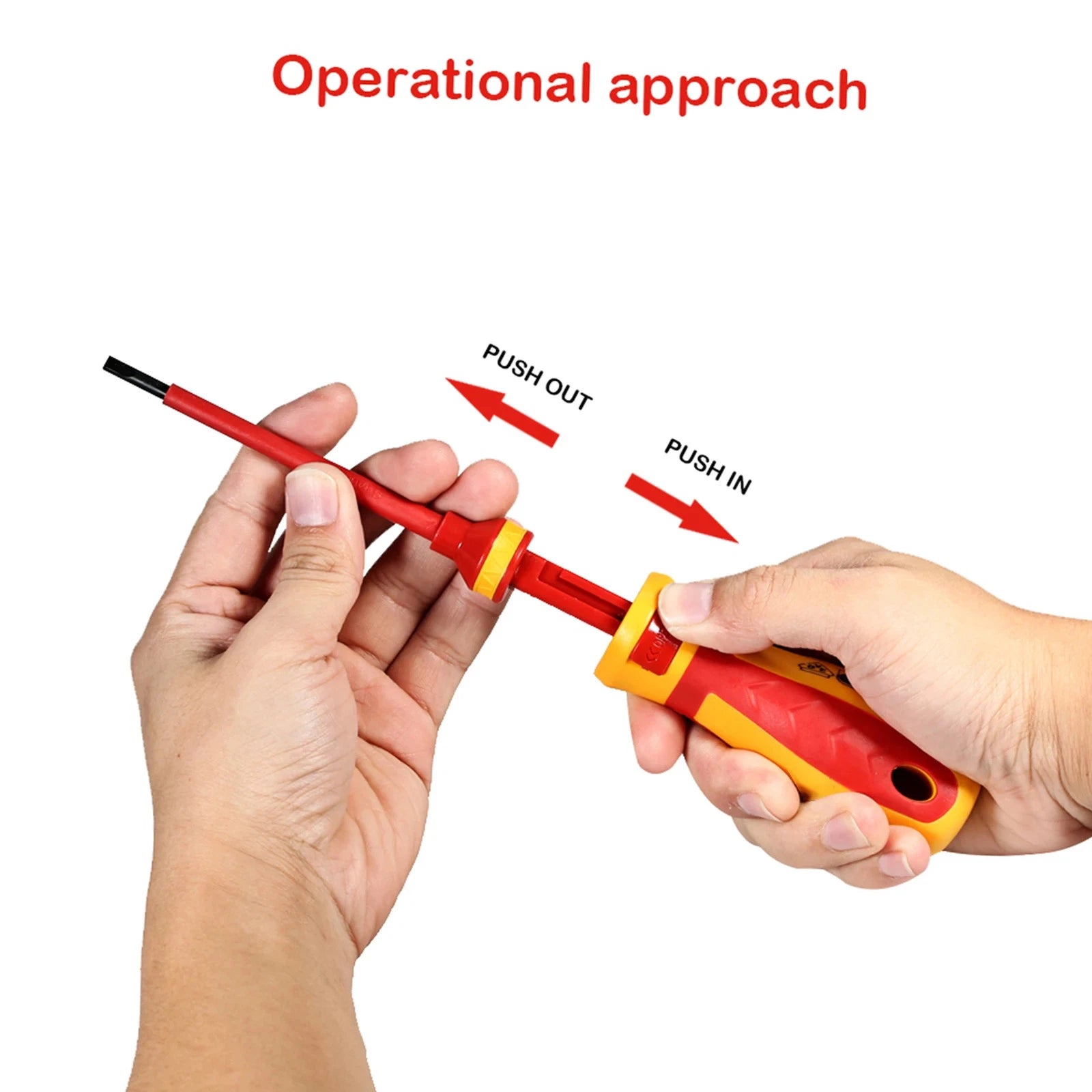 Slotted Magnetic Screw Driver Bits Kit and Magnetic Slotted Bits Repair Tool New