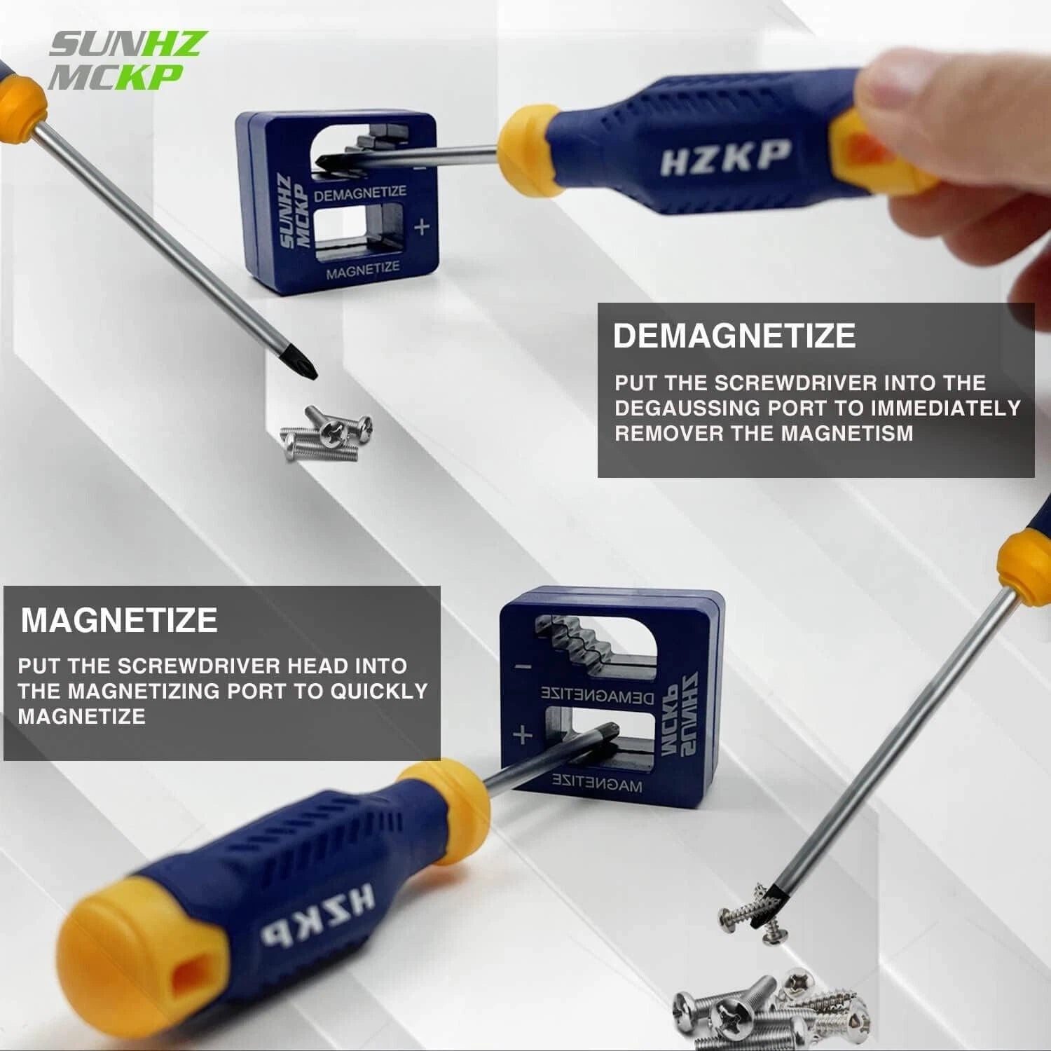 Magnetic Screwdriver Set - 66-Piece - S2 Alloy Steel - Precision Bits - Tool Box