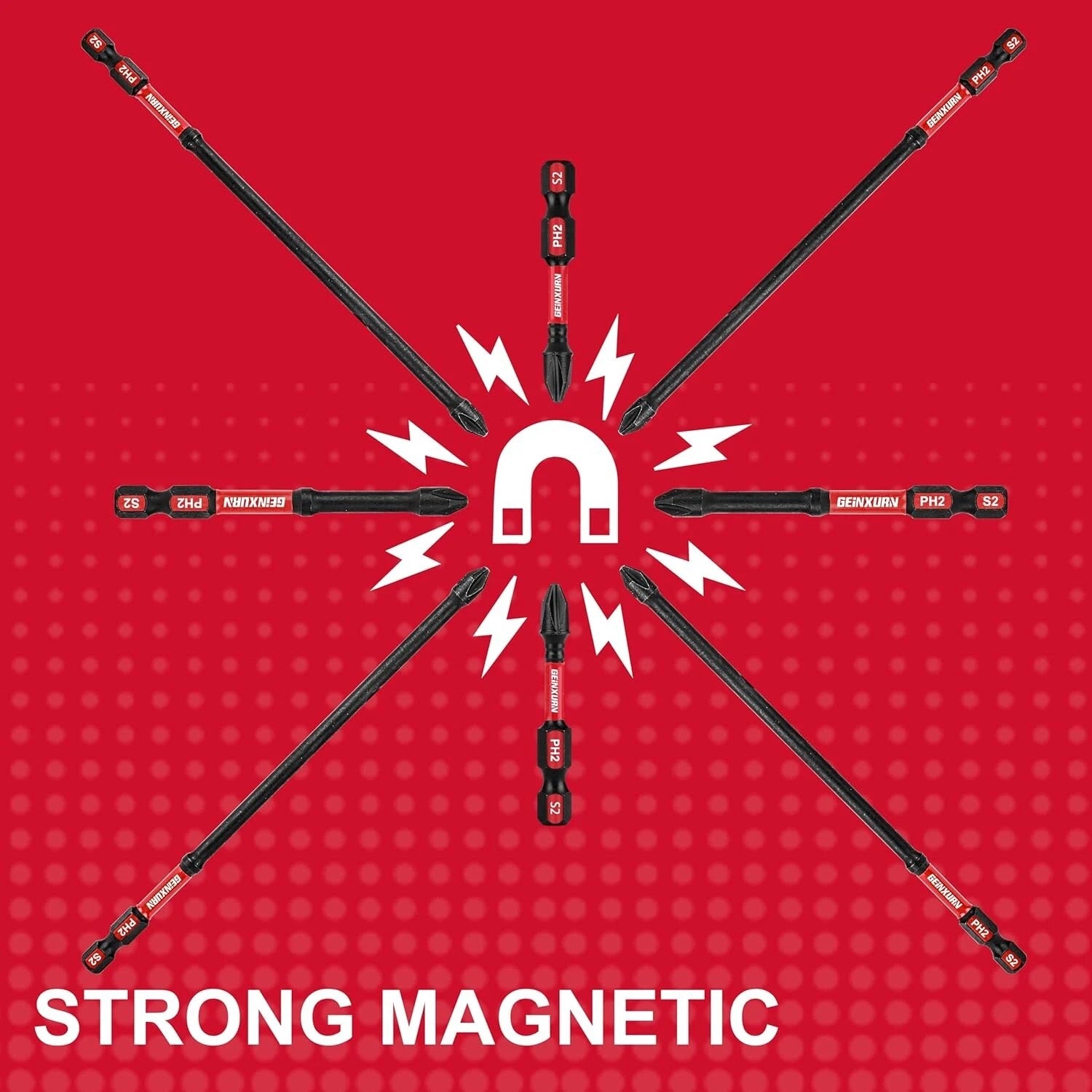 30-Piece Long Extension PH2 Screwdriver Bits Set: Tough D2 Steel & Magnetic