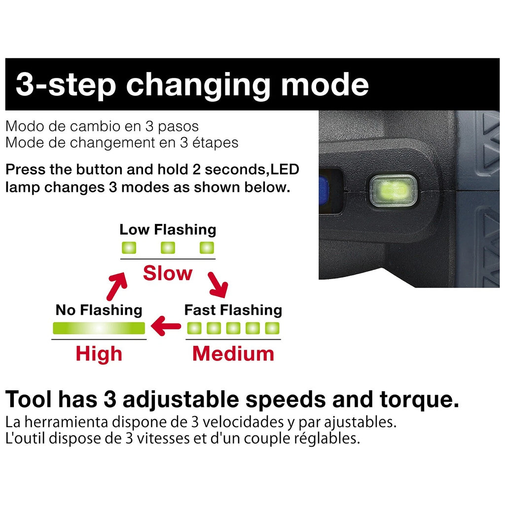 Vessel Ball Grip Cordless Electric Screwdriver Variable Speed Recharge 220USBP5U