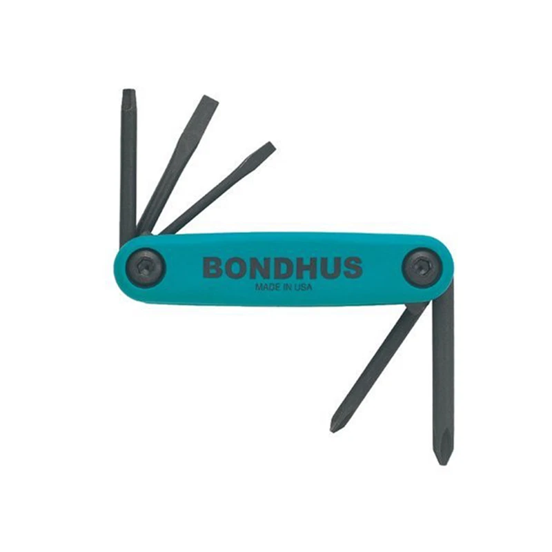 Bondhus 12547 GorillaGrip Set of 5 Fold up Utility Set