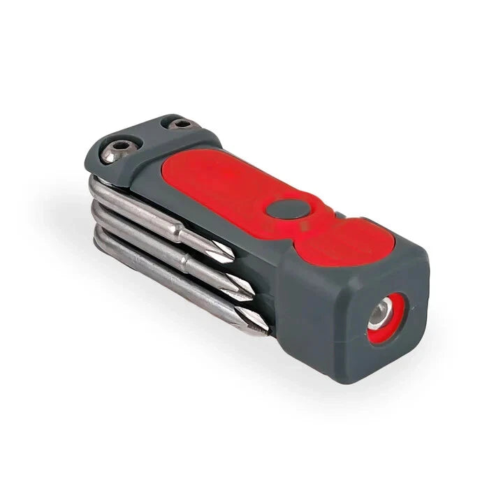 8 in 1 Pocket Toolkit - 6 Screwdrivers, LED Flashlight, LED Tasklight -BRAND NEW