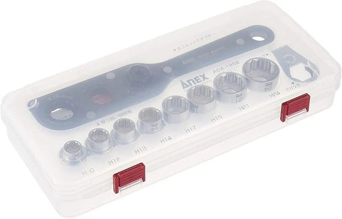 ANEX AOA-19S2 Offset adapter socket set S2  Narrow space work FedEx/DHL