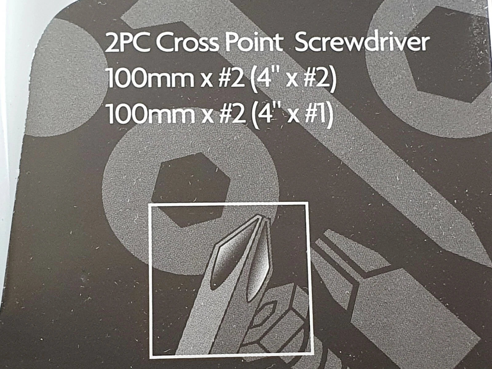 Screwdriver Set 6 PCS Slotted Flat and Cross Point Philips Screwdriver