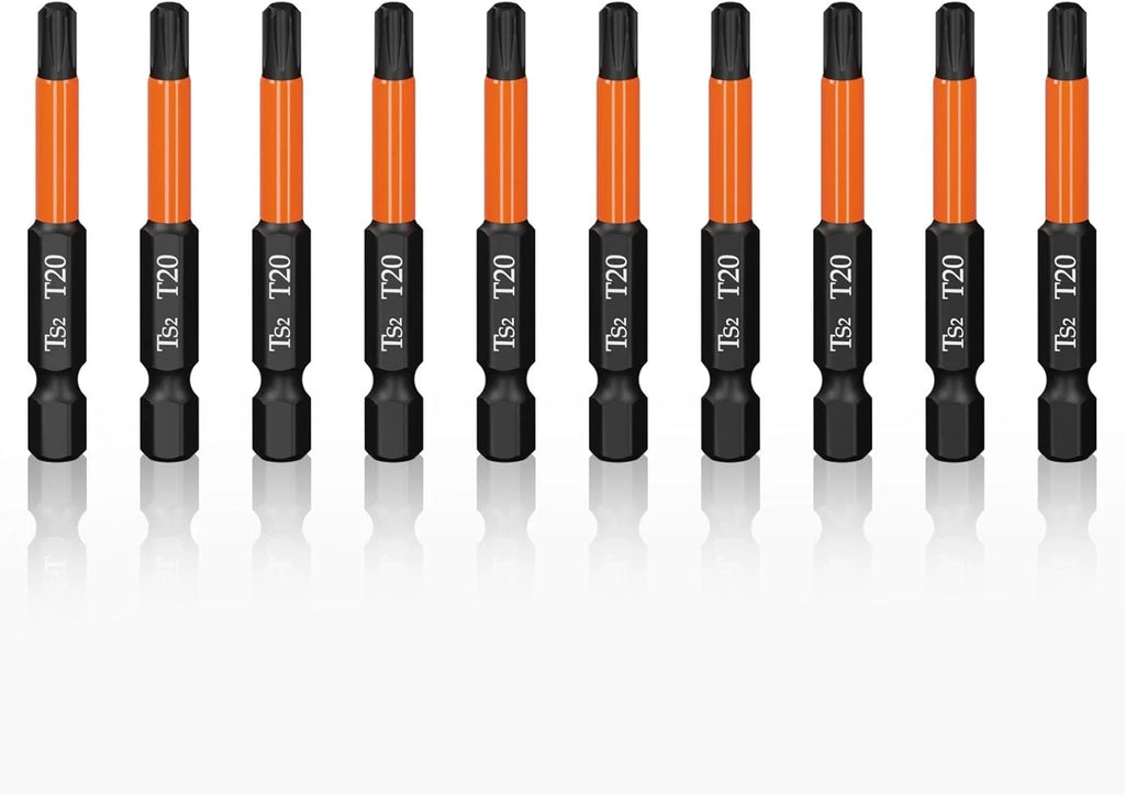 Impact Torx Bit Set, Torx Bits Tamper Resistant Star Bits Set, Size: T20
