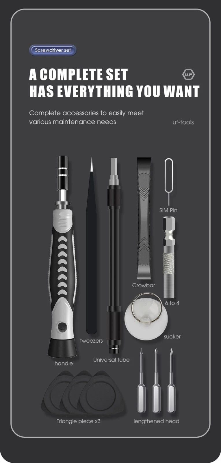REPAIR TOOL KIT OVAL KEY FOR JURA COFFEE MACHINES