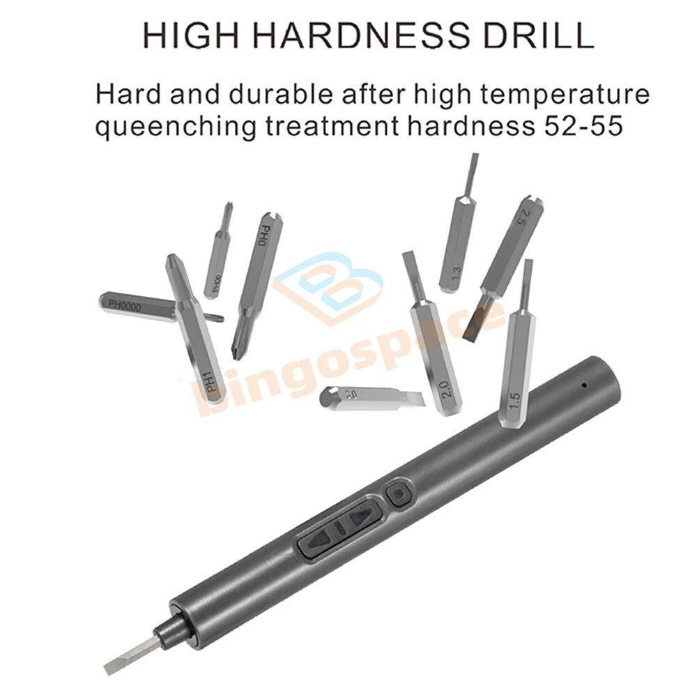 Mini Electric Screwdriver Cordless Precision Screwdriver Set with 40 Driver Bits