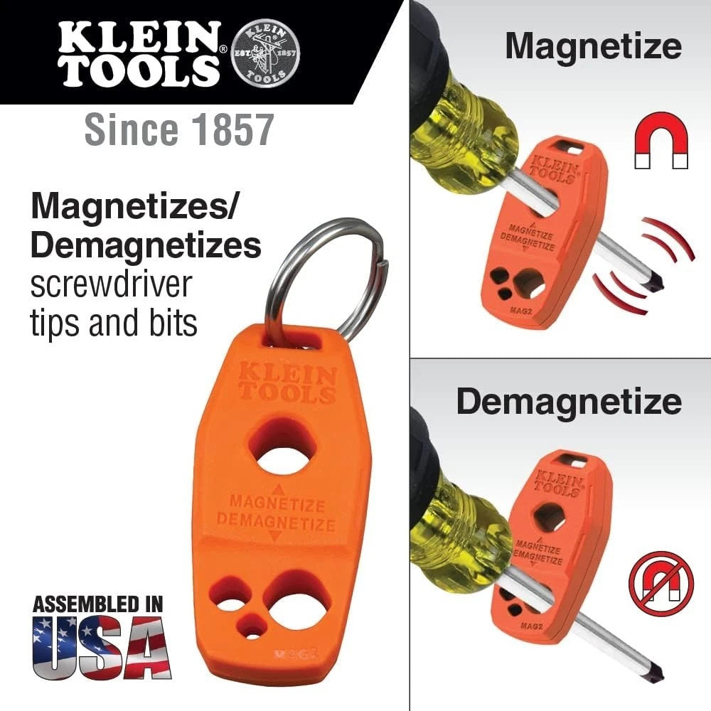 8-Piece Precision Insulated Screwdriver Set with Comfort Grip & Magnetizer