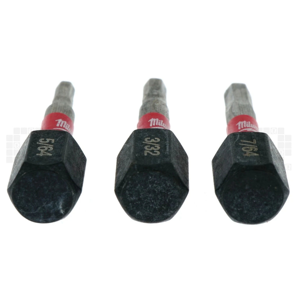 Milwaukee 48-32-4619 SHOCKWAVE 7-Piece Impact Security Bit Set, 1" Length