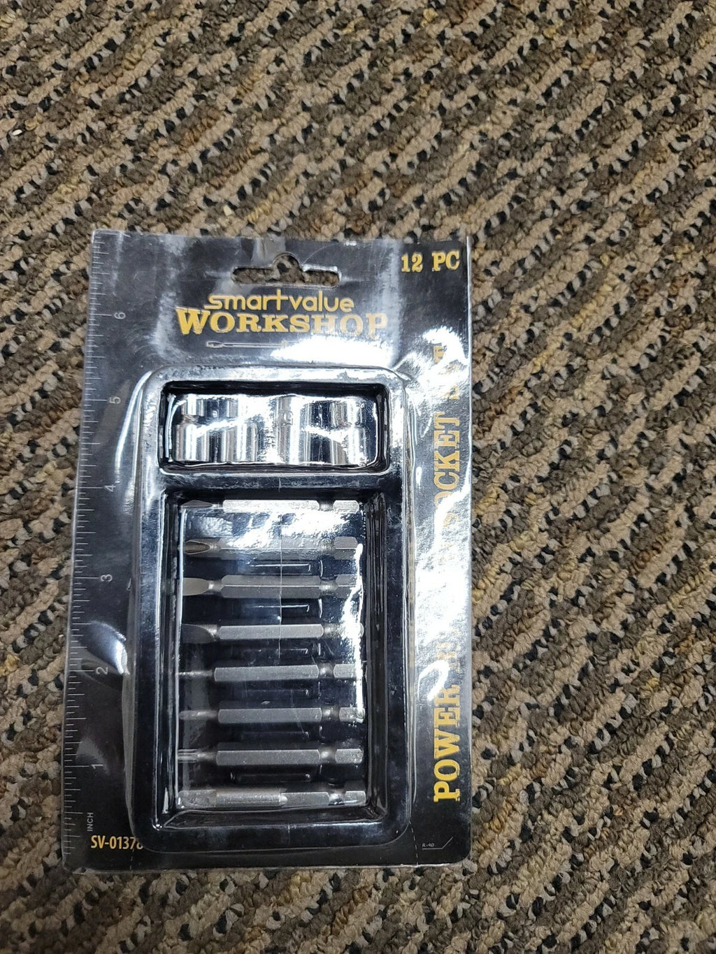 KINGMAN  6 in 1  Screwdriver set 4 Philips and 2 flat US and bit set