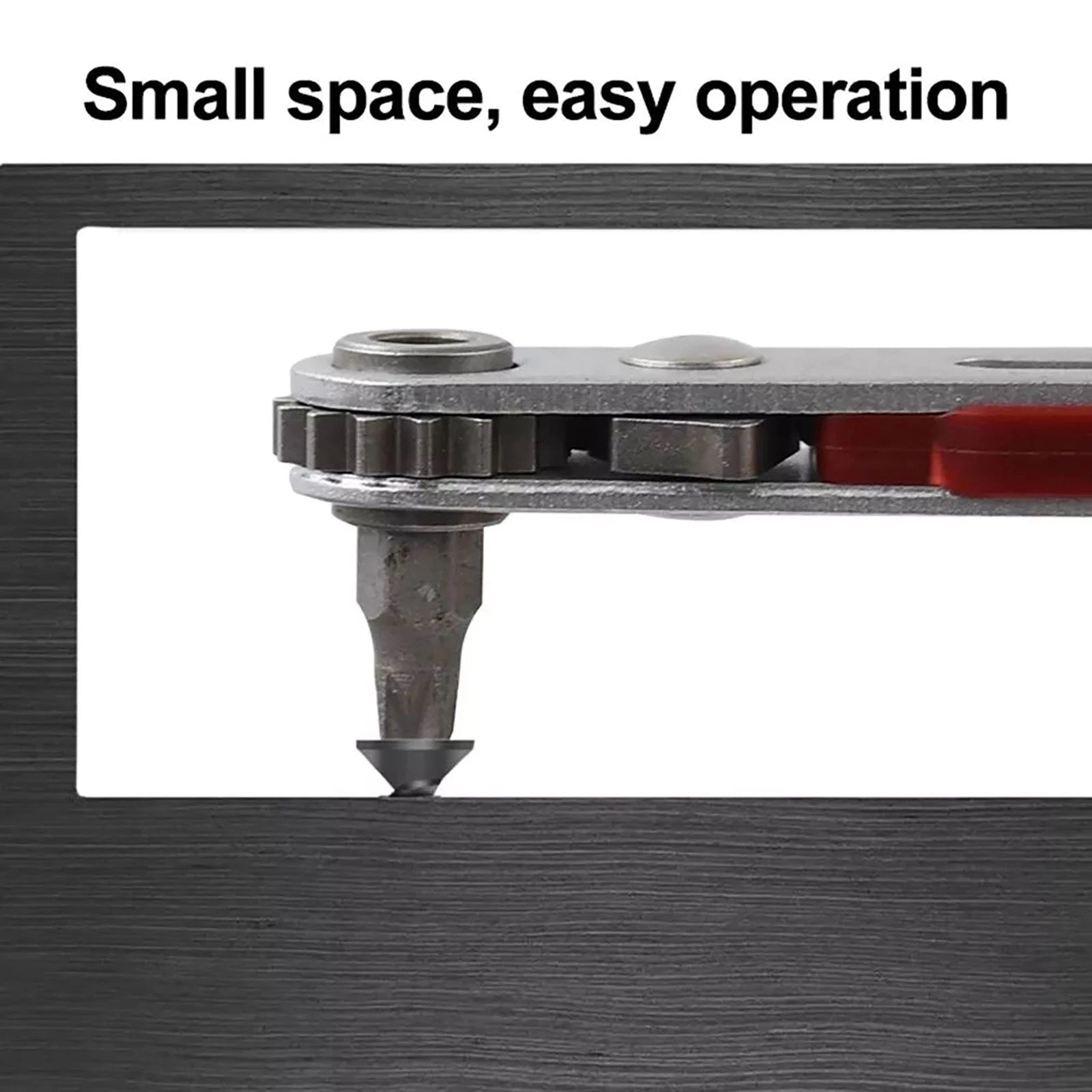 Chrome Vanadium Steel 15 teeth Two-way Ratchet Wrench Screwdriver Set Drill Bit