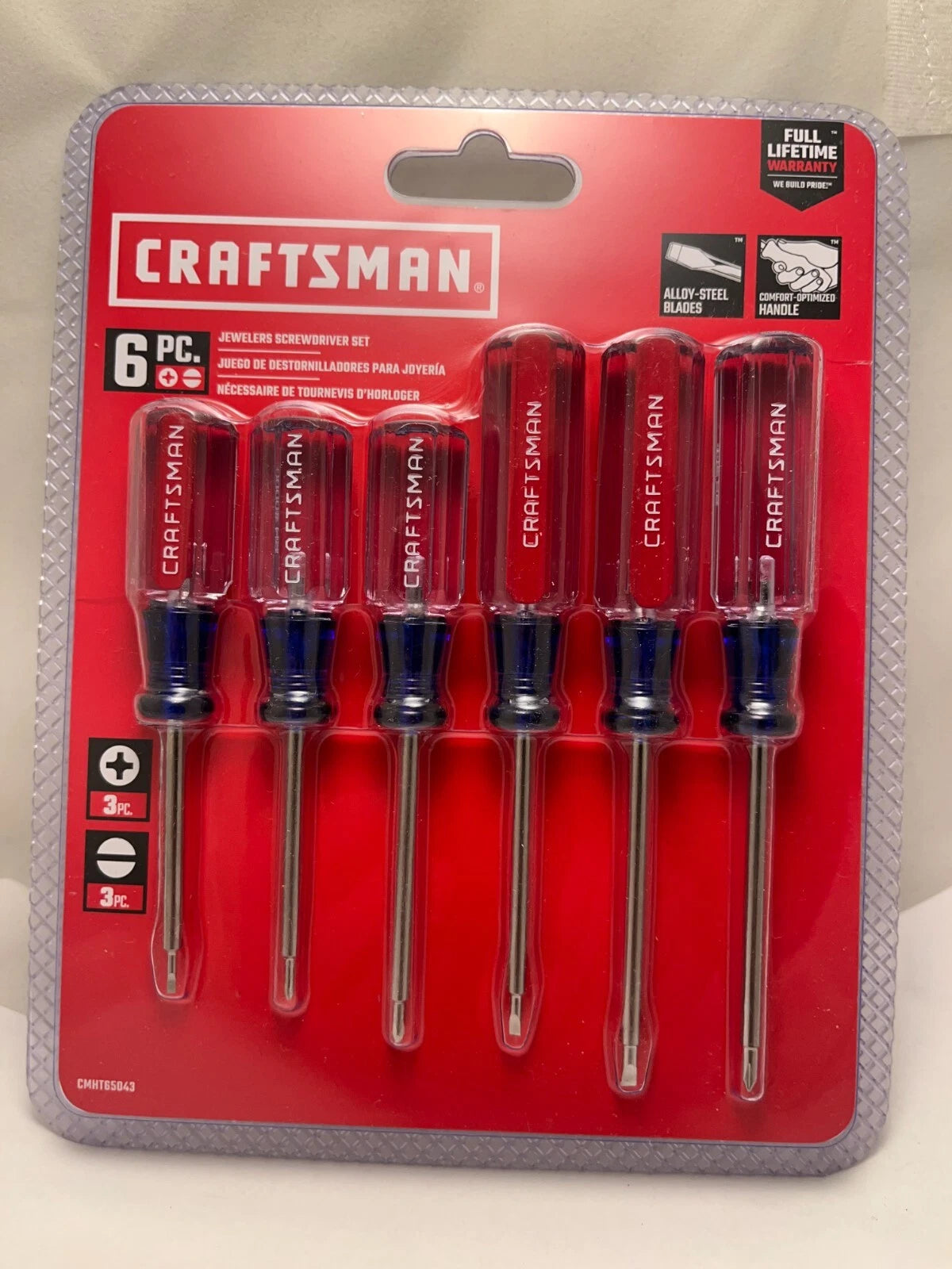 CRAFTSMAN Small Screwdiver Set, 6-Piece Jewelers Set (CMHT65043)