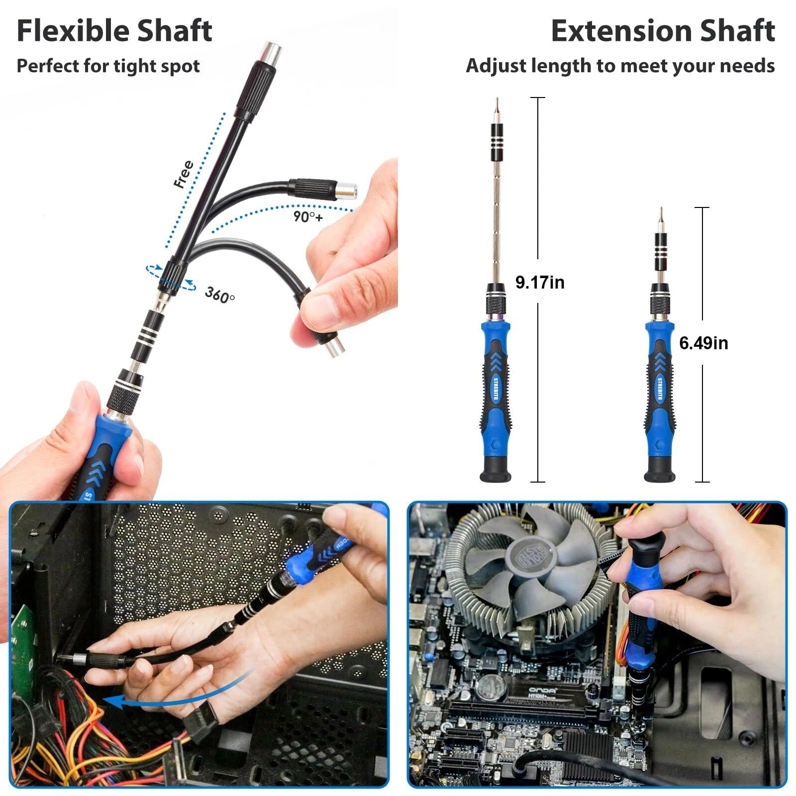 Electronics Precision Screwdriver Sets 142-Piece withMagnetic Repair Tool Kit