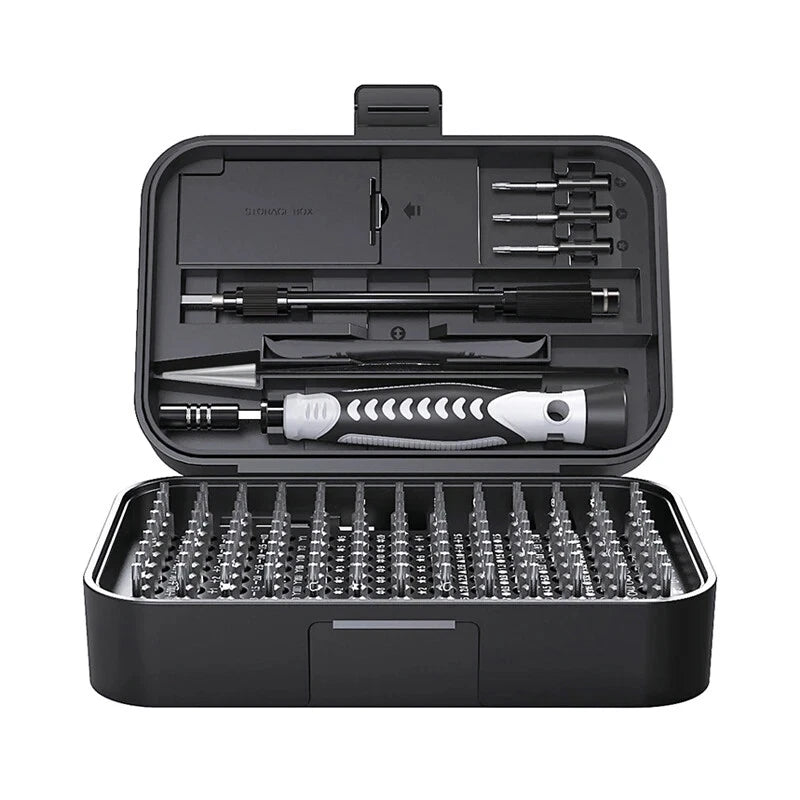 Precision Screwdriver Set 130 in 1 Portable Hand Tool Kits Magnetic Bits Small
