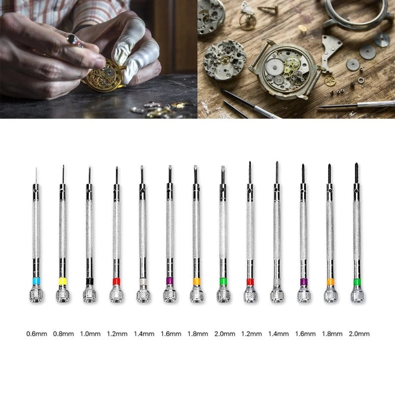 Watch Screwdriver Set Flat/for Head Screwdriver Kit Carbon Steel Watch Repair To