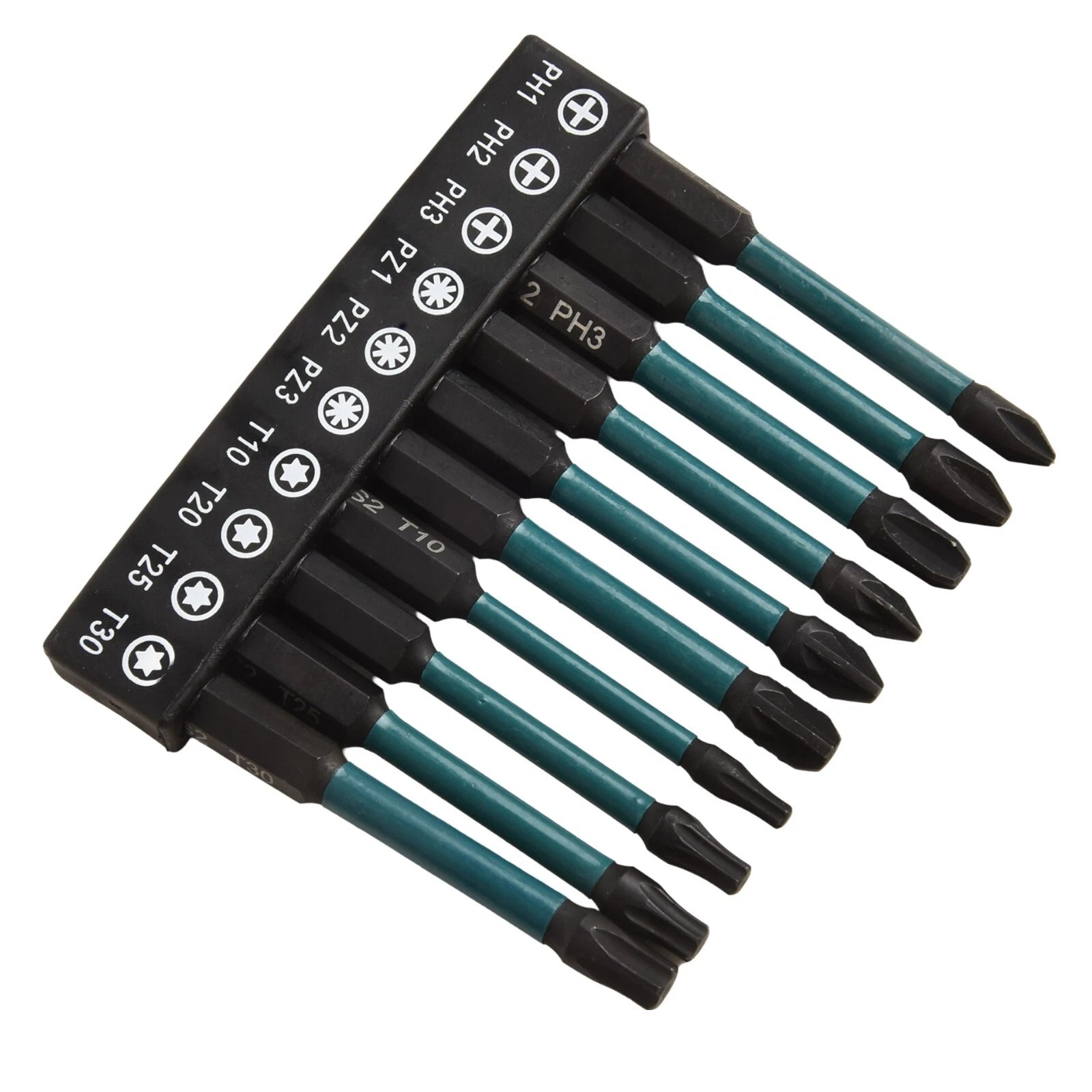 Magnetic Bit Set of 10 Pieces for Repairing Cars and Electronics Tools