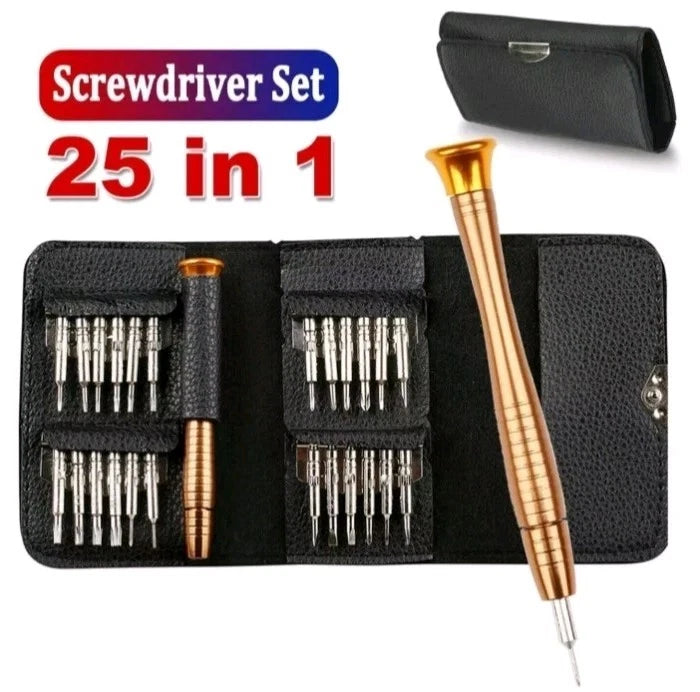 Precision Screwdriver Set-25 In 1 Tool Kit Mini Small Torx Bit Laptop Repair