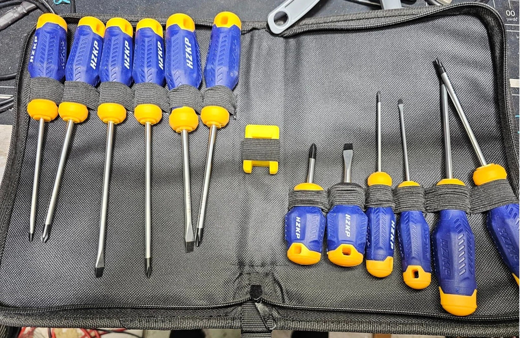 SUNHZMCKP 7-Piece Screwdriver Set, 3 Phillips and 3 Flat Screw Driver Made