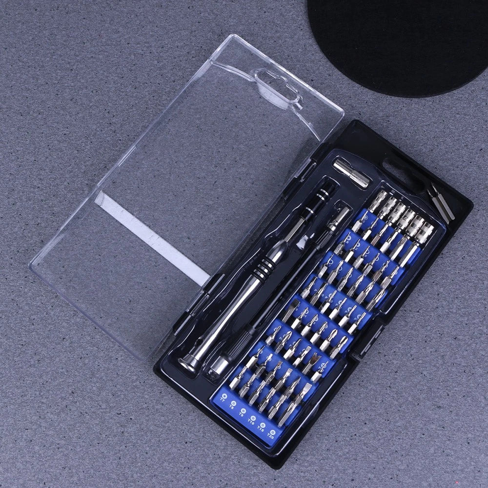 58 in Screwdriver Set Eyeglass Repair Tool Kit Tiny Magnetic Bits